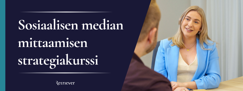 Sosiaalisen median mittaamisen strategiakurssi banneri